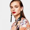 Boule Earrings Long in Onyx