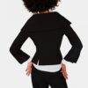 Flower Embroidery w/ Chest Pocket Shirt